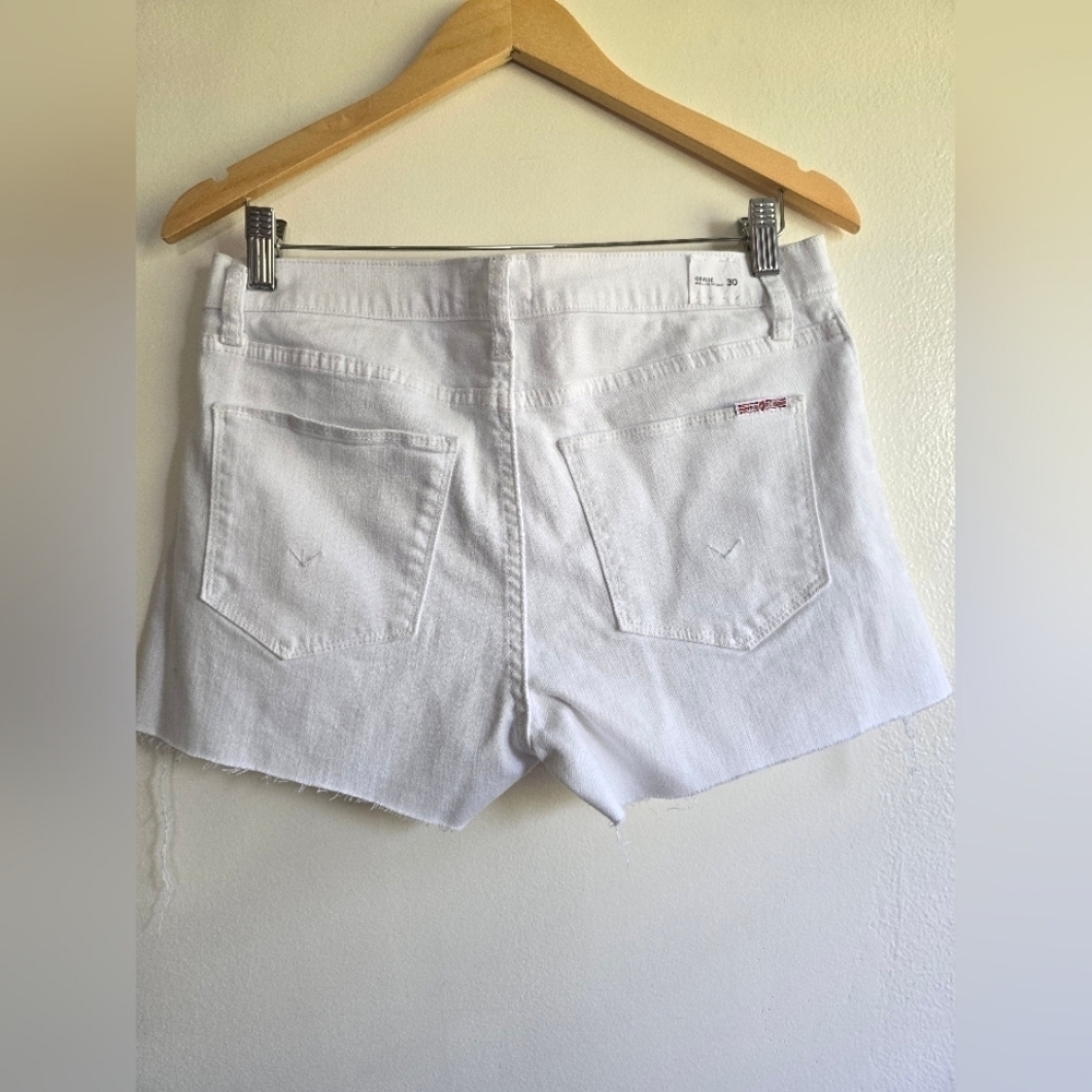 HUDSON, Gracie Midrise Cutoff Short, White, Size 30 - Picture 7 of 14